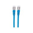 Intellinet Network Patch Cable, Cat6A, 0.5m, Blue, Copper, S/FTP, LSOH / LSZH, PVC, RJ45, Gold Plate Produktbild Additional View 1 S
