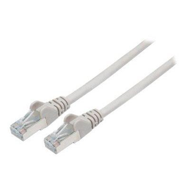 Intellinet Network Patch Cable, Cat6A, 15m, Grey, Copper, S/FTP, LSOH / LSZH, PVC, RJ45, Gold Plated Produktbild