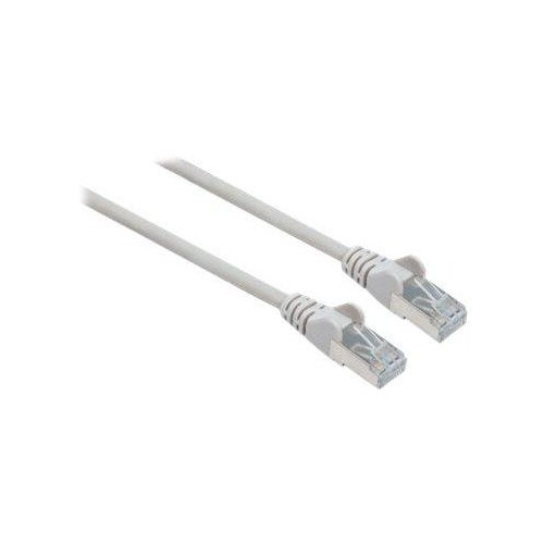 Intellinet Network Patch Cable, Cat6A, 0.5m, Grey, Copper, S/FTP, LSOH / LSZH, PVC, RJ45, Gold Plate Produktbild