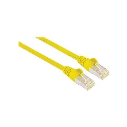 IC Intracom Intellinet Network Patch Cable, Cat6A, 1m, Yellow, Copper, S/FTP, LSOH / LSZH, PVC, RJ45 Produktbild Additional View 3 L