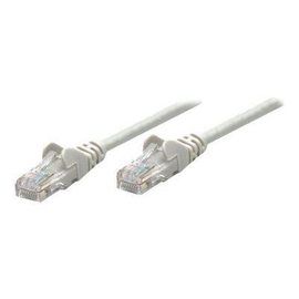 Intellinet Network Patch Cable, Cat5e, 0.25m, Grey, CCA, SF/UTP, PVC, RJ45, Gold Plated Contacts, Sn Produktbild
