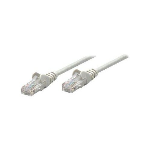 Intellinet Network Patch Cable, Cat5e, 0.25m, Grey, CCA, SF/UTP, PVC, RJ45, Gold Plated Contacts, Sn Produktbild