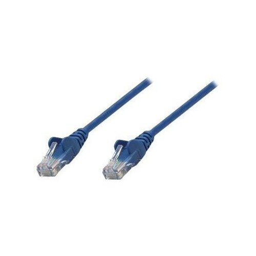 Intellinet Network Patch Cable, Cat5e, 0.25m, Blue, CCA, SF/UTP, PVC, RJ45, Gold Plated Contacts, Sn Produktbild
