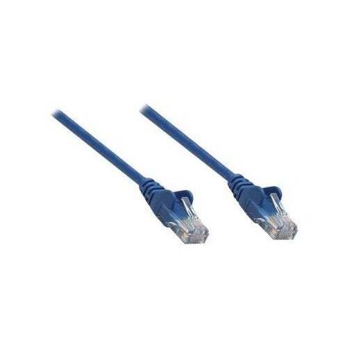 Intellinet Network Patch Cable, Cat5e, 0.25m, Blue, CCA, SF/UTP, PVC, RJ45, Gold Plated Contacts, Sn Produktbild Additional View 2 L