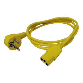 ROLINE Stromkabel - CEE 7/7 (M) gewinkelt bis IEC 60320 C13 gerade Produktbild