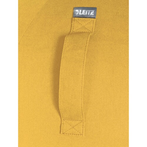 Sitzball Ergo Cosy 65cm Durchmesser mit Stoffüberzug gelb Leitz 5279-00-19 Produktbild Additional View 2 L