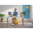 Sitzball Ergo Cosy 65cm Durchmesser mit Stoffüberzug gelb Leitz 5279-00-19 Produktbild Additional View 4 S