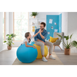 Sitzball Ergo Cosy 65cm Durchmesser mit Stoffüberzug gelb Leitz 5279-00-19 Produktbild Additional View 5 S