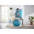 Sitzball Ergo Cosy 65cm Durchmesser mit Stoffüberzug blau Leitz 5279-00-61 Produktbild Default S