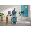 Sitzball Ergo Cosy 65cm Durchmesser mit Stoffüberzug blau Leitz 5279-00-61 Produktbild Additional View 4 S