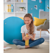 Sitzball Ergo Cosy 65cm Durchmesser mit Stoffüberzug blau Leitz 5279-00-61 Produktbild Additional View 5 S
