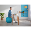 Sitzball Ergo Cosy 65cm Durchmesser mit Stoffüberzug blau Leitz 5279-00-61 Produktbild Additional View 7 S