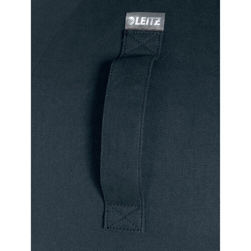 Sitzball Ergo Cosy 65cm Durchmesser mit Stoffüberzug schwarz Leitz 5279-00-89 Produktbild Additional View 2 L