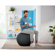Sitzball Ergo Cosy 65cm Durchmesser mit Stoffüberzug schwarz Leitz 5279-00-89 Produktbild Additional View 9 S
