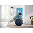 Sitzball Ergo Cosy 65cm Durchmesser mit Stoffüberzug schwarz Leitz 5279-00-89 Produktbild Back View S
