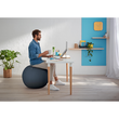 Sitzball Ergo Cosy 65cm Durchmesser mit Stoffüberzug schwarz Leitz 5279-00-89 Produktbild Additional View 4 S