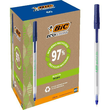 Kugelschreiber Ecolutions Round Stic 0,4mm mittel blau Bic 8932403 Produktbild