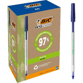 Kugelschreiber Ecolutions Round Stic 0,4mm mittel blau Bic 8932403 Produktbild