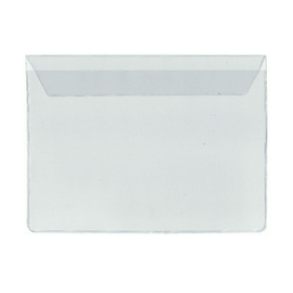 Sichttasche A4 quer oben offen 160µ transparent selbstklebend PVC FolderSys 47007-00 Produktbild