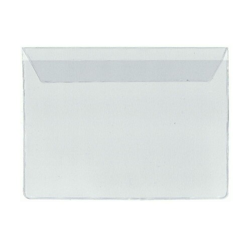 Sichttasche A5 quer oben offen 160µ transparent selbstklebend PVC FolderSys 47008-00 Produktbild Front View L