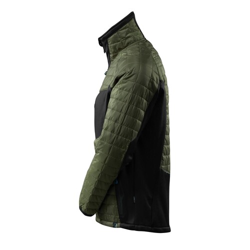 Thermojacke mit CLI / Gr. S,  Moosgrün/Schwarz Produktbild Additional View 1 L