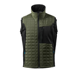 Thermoweste mit CLI / Gr. 4XL,  Moosgrün/Schwarz Produktbild