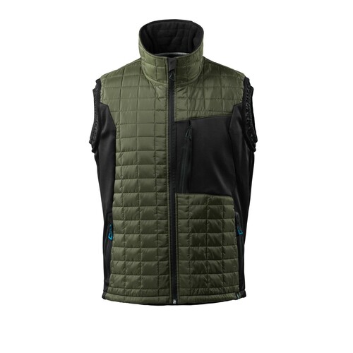 Thermoweste mit CLI / Gr. 4XL,  Moosgrün/Schwarz Produktbild