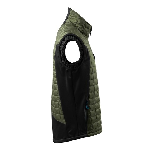 Thermoweste mit CLI / Gr. 4XL,  Moosgrün/Schwarz Produktbild Additional View 3 L
