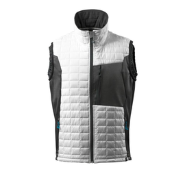 Thermoweste mit CLI / Gr. 4XL,  Weiß/Dunkelanthrazit Produktbild