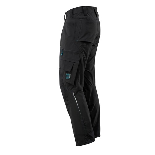 Hose mit Knietaschen, Stretch, leicht /  Gr. 76C47, Schwarz Produktbild Additional View 1 L