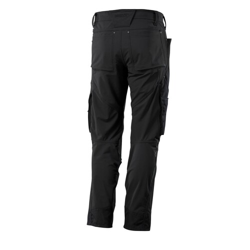 Hose mit Knietaschen, Stretch, leicht /  Gr. 76C50, Schwarz Produktbild Additional View 2 L