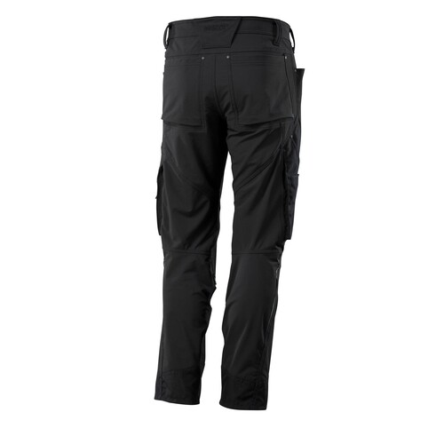 Hose mit Knietaschen, Stretch, leicht /  Gr. 82C68, Schwarz Produktbild Additional View 2 L