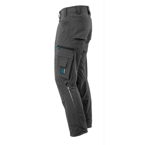 Hose mit Knietaschen, Stretch, leicht /  Gr. 82C45, Dunkelanthrazit Produktbild Additional View 1 L