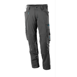 Hose mit Knietaschen, Stretch, leicht /  Gr. 82C52, Dunkelanthrazit Produktbild