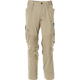 Hose mit Knietaschen, Stretch, leicht /  Gr. 82C52, Hellkhaki Produktbild