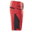 Shorts, geringes Gewicht / Gr. C52,  Rot/Schwarz Produktbild Additional View 3 S
