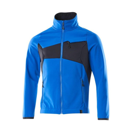 Soft Shell Jacke / Gr. 3XL,  Azurblau/Schwarzblau Produktbild