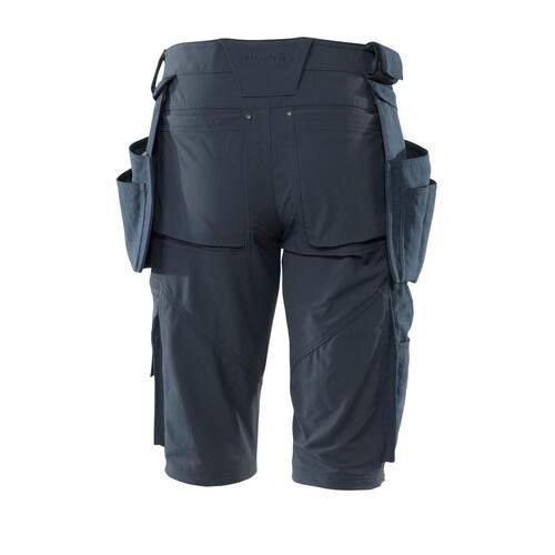 Shorts,abnehmbaren Hängetaschen,Stretch  Handwerkershorts / Gr. C42, Schwarzblau Produktbild Additional View 2 L