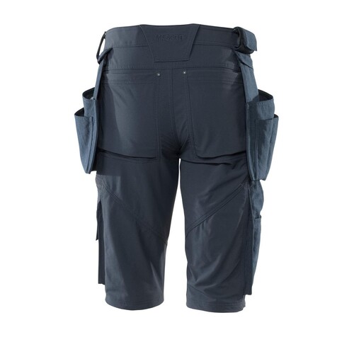 Shorts,abnehmbaren Hängetaschen,Stretch  Handwerkershorts / Gr. C47, Schwarzblau Produktbild Additional View 2 L