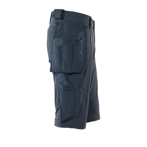 Shorts,abnehmbaren Hängetaschen,Stretch  Handwerkershorts / Gr. C51, Schwarzblau Produktbild Additional View 3 L