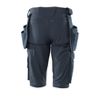 Shorts,abnehmbaren Hängetaschen,Stretch  Handwerkershorts / Gr. C52, Schwarzblau Produktbild Additional View 2 S