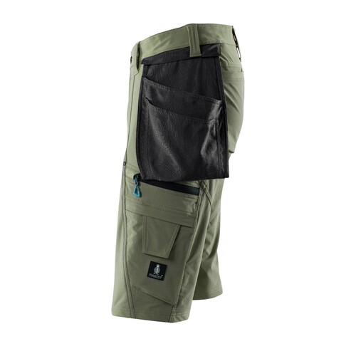 Shorts,abnehmbaren Hängetaschen,Stretch  Handwerkershorts / Gr. C45, Moosgrün Produktbild Additional View 1 L
