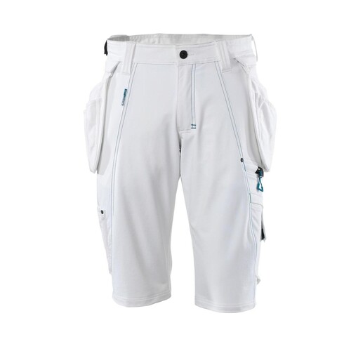 Shorts,abnehmbaren Hängetaschen,Stretch  Handwerkershorts / Gr. C60, Weiß Produktbild