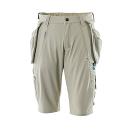 Shorts,abnehmbaren Hängetaschen,Stretch  Handwerkershorts / Gr. C54, Hellkhaki Produktbild