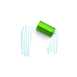 Tafelwischer ecoAware aus rPet-Filz grün magnetowipe Magnetoplan 1228805 magnetisch Produktbild Additional View 3 S