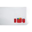Tafelwischer ecoAware aus rPet-Filz rot magnetowipe Magnetoplan 1228806 magnetisch Produktbild Additional View 5 S