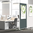 Whiteboard Desgin / Vario Pin Filz grau Rahmen weiß 180x100cm Magnetoplan 1181301 Produktbild Additional View 5 S