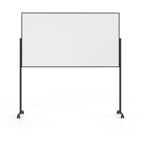 Whiteboard Desgin / Vario Pin Filz grau Rahmen schwarz 180x100cm Magnetoplan 1181401 Produktbild Additional View 2 L