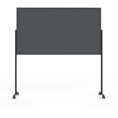 Whiteboard Desgin / Vario Pin Filz grau Rahmen schwarz 180x100cm Magnetoplan 1181401 Produktbild Additional View 3 L