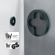 Glas-Magnetboard artverum 910x460x15mm matt super-weiß Sigel GL546 Produktbild Additional View 8 S